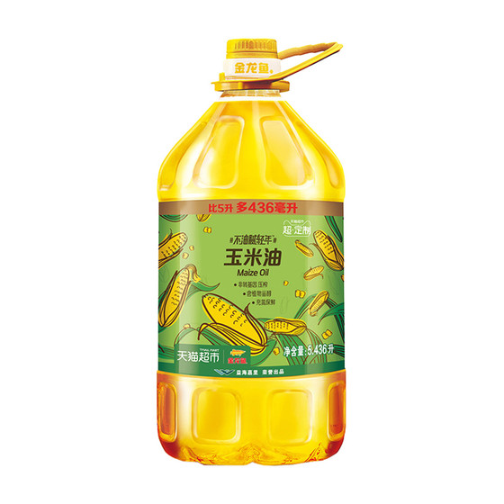 【天猫超市】
金龙鱼玉米油5.436L(每个ID限购5件)