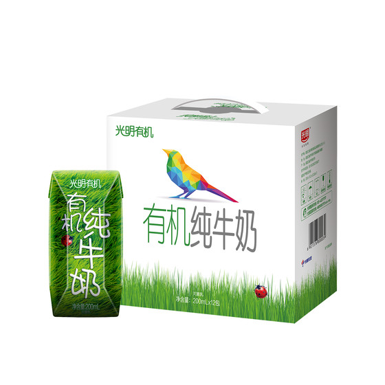 【天猫超市】
光明有机纯奶(每个ID限购5件)
