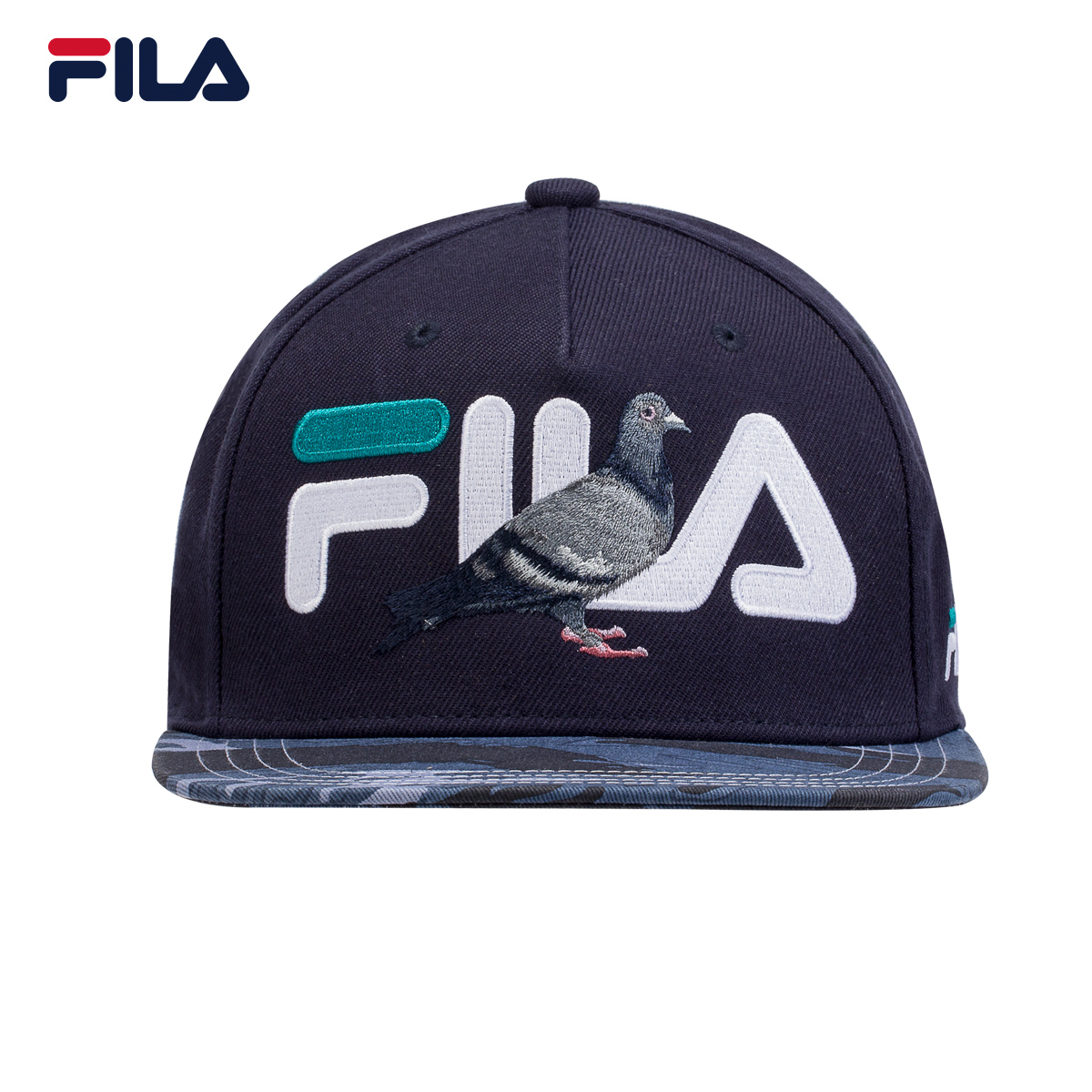 fila fusion x staple 男帽2018春季新款街头潮帽logo