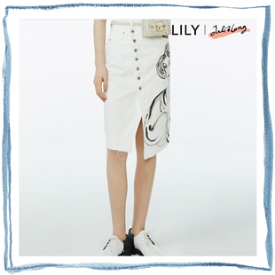 lily牛仔半身裙