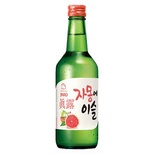 韩国进口真露西柚味13度烧酒