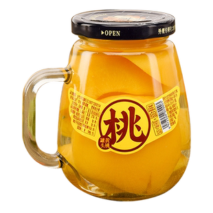 方好430g带把水果罐头