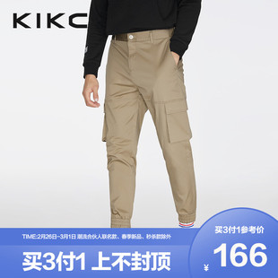 kikc工装裤男新款宽松休闲裤