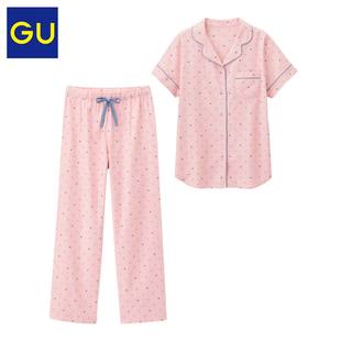 GU女装睡衣(短袖长裤)2019年夏季新