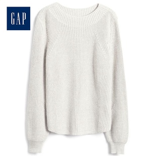 [Gap]女装|纯色套头针织衫