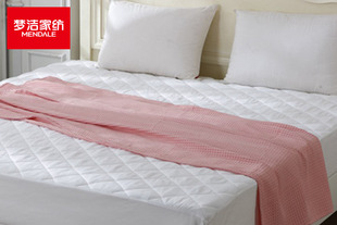 梦洁家纺床笠式保护垫1.5m/1.8m席梦思床垫保护垫 单双人床护垫