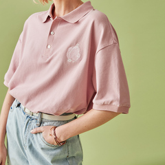 CLOUDSPACE女装纯色短袖T恤