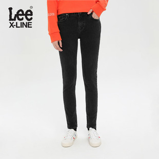 Lee X-LINE2019年秋冬新款黑色水洗