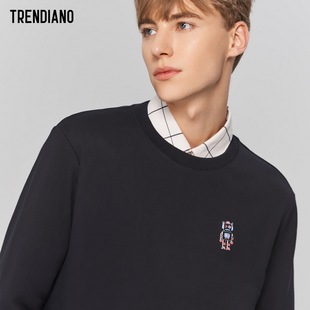 trendiano机器人圆领套头棉卫衣