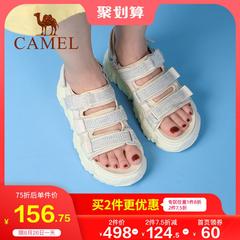 Camel/骆驼女鞋2020夏季新款魔术贴