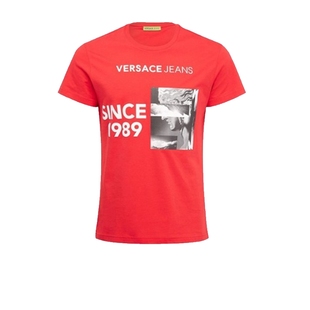 Versace/范思哲男士棉质金色T恤