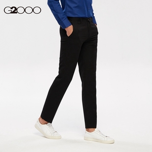 G2000男装青年舒适垂感西裤