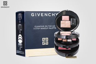 Givenchy/纪梵希便携三层彩妆盒 眼影 腮红 眼线笔 旅行套装