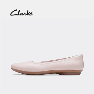 clarks其乐女鞋浅口芭蕾舞平底鞋