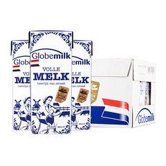 荷高全脂牛奶200ml*24盒