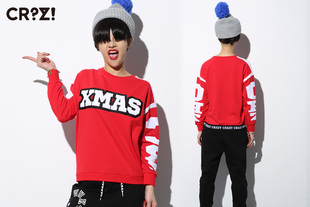 CRZ潮牌圣诞圈冬季专柜新品长袖弹力韩版女套头衫CDI4V141