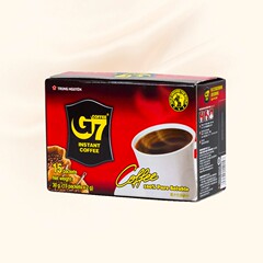 越南进口咖啡中原g7黑咖啡即溶速溶