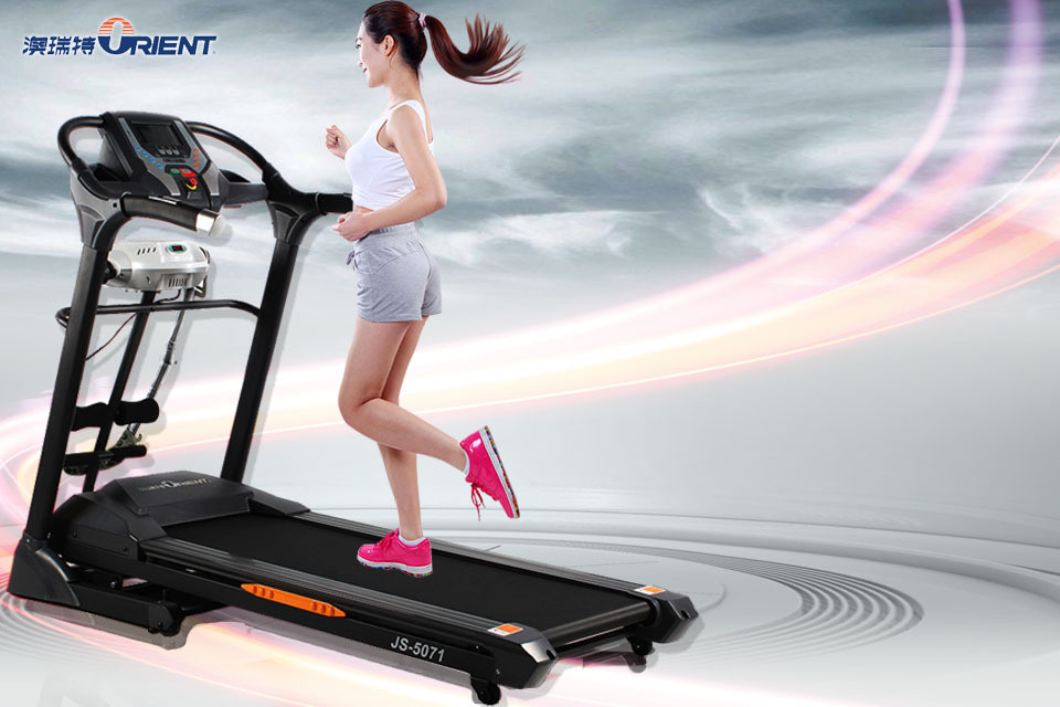 [10:00开团][澳瑞特]澳瑞特js-5071多功能双层家用折叠静音跑步机