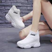 Elastic sock shoes new thin boots for women in 2019 summer
