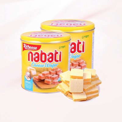 丽芝士纳宝帝nabati威化饼干350g*2罐