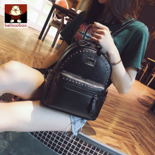 North bag, double shoulder bag, small backpack, women's fashion, 2019 new chic schoolbag, Korean style