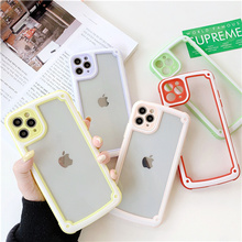 IPhone apple 11promax case X / XS / X / xsmax simple color contrast anti falling
