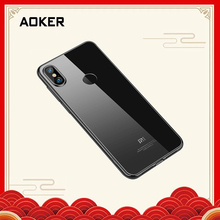 Aokaien Xiaomi 8 mobile phone case se protective case exploration version fingerprint proof full package transparent