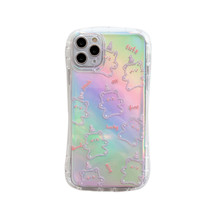 Small waist laser simple bear Huawei P30 mobile phone case nova5pro glory 8x / 9x