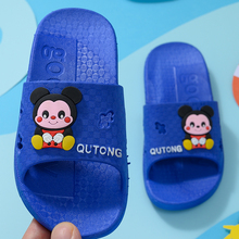 Summer new style parent-child children's medium and large children's soft bottom slippers home cartoon bath prevention