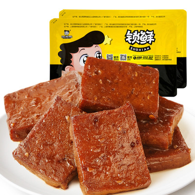 周黑鸭锁鲜气调盒装卤千叶豆腐150g*2盒