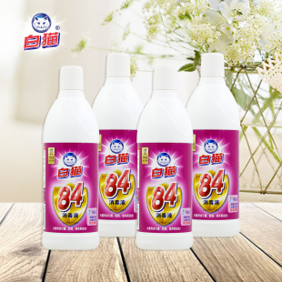白猫84消毒液700g4瓶