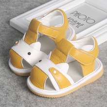 真皮宝宝凉鞋子1-3岁婴儿学步鞋 夏季宝宝包头凉鞋子