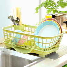 创意厨房放碗架沥水架置物架 塑料收纳架餐具架子碗