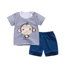 儿童短袖套装夏季男童半袖童装婴儿纯棉衣服女童短裤