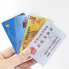6 pack and post ID card sets transparent frosted magnetic proof bank IC card certificate public transportation