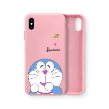Cute blue fat Apple 11 case female new Jingdong cat iPhone x liquid