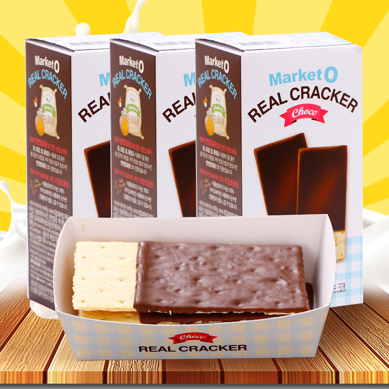 韩国好丽友巧克力酥饼干96g*3