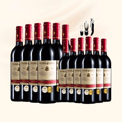 买1箱送1箱 贾斯汀金奖do进口红酒