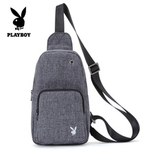 Playboy chest bag for men 2018 new fashion student leisure bag for Men One Shoulder Messenger Backpack