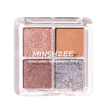 Ins super fire four color eye shadow disc flash powder pearl light water pearl flash price parity student small dish