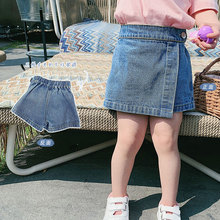 女童牛仔短裤夏季2020新款韩版宝宝时尚牛仔裤裙儿童