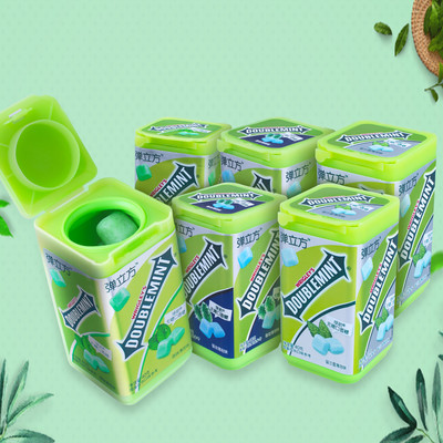 绿箭新品弹立方无糖40g3口味口香糖